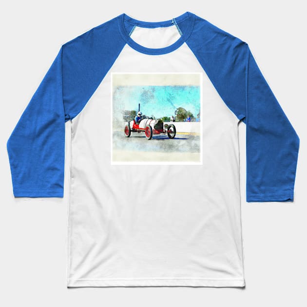 Antique Race Car Baseball T-Shirt by Starbase79